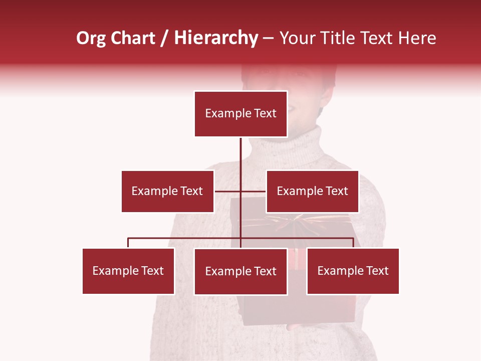 Men White Gift PowerPoint Template