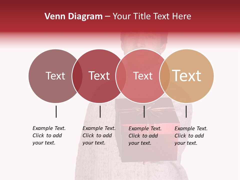 Men White Gift PowerPoint Template