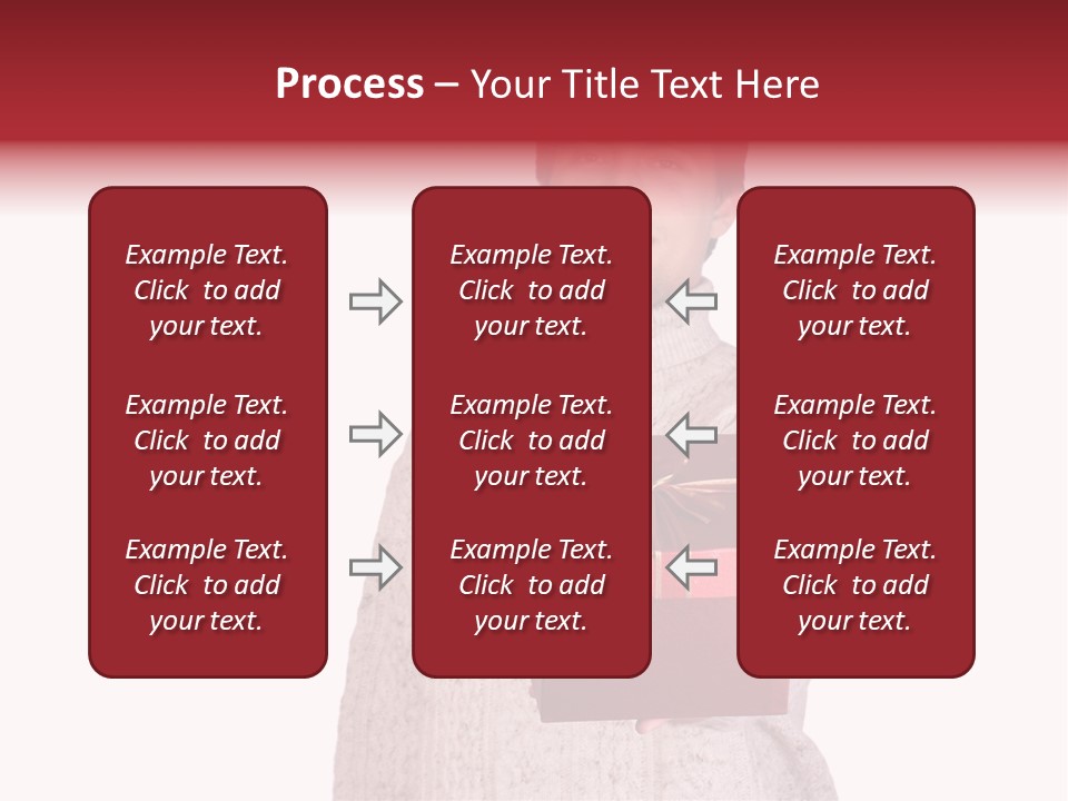 Men White Gift PowerPoint Template