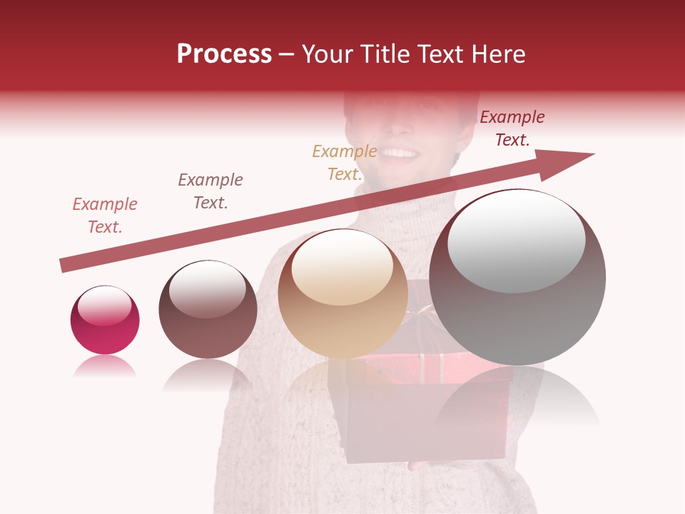 Men White Gift PowerPoint Template