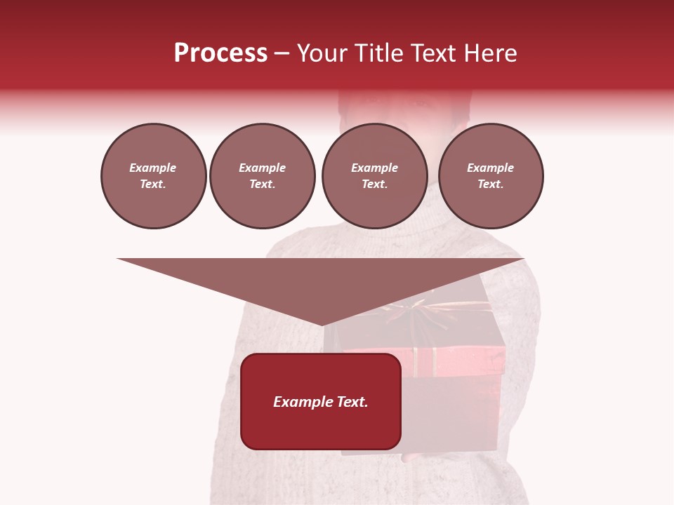 Men White Gift PowerPoint Template