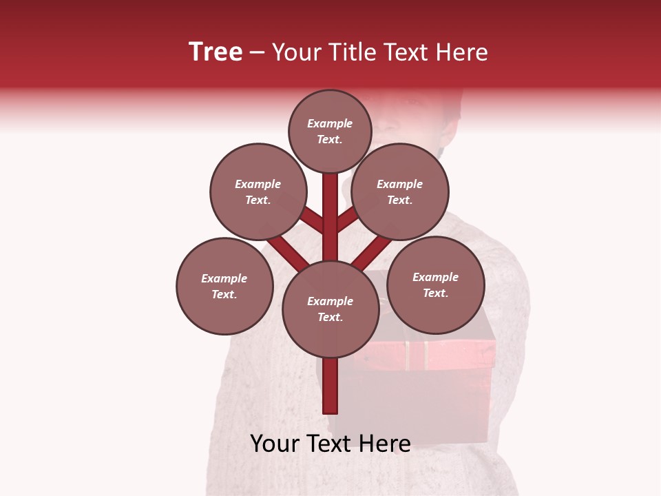 Men White Gift PowerPoint Template