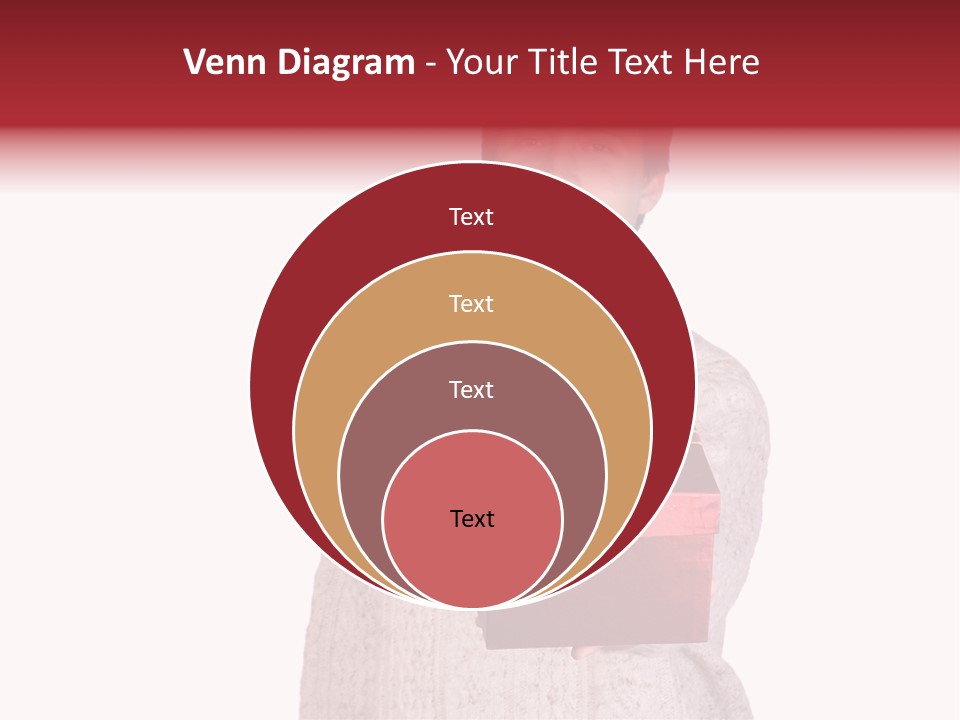 Men White Gift PowerPoint Template