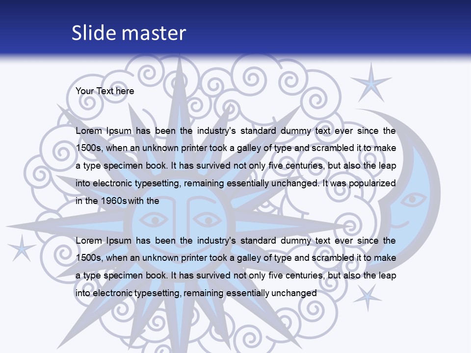 Banner Art Icon PowerPoint Template