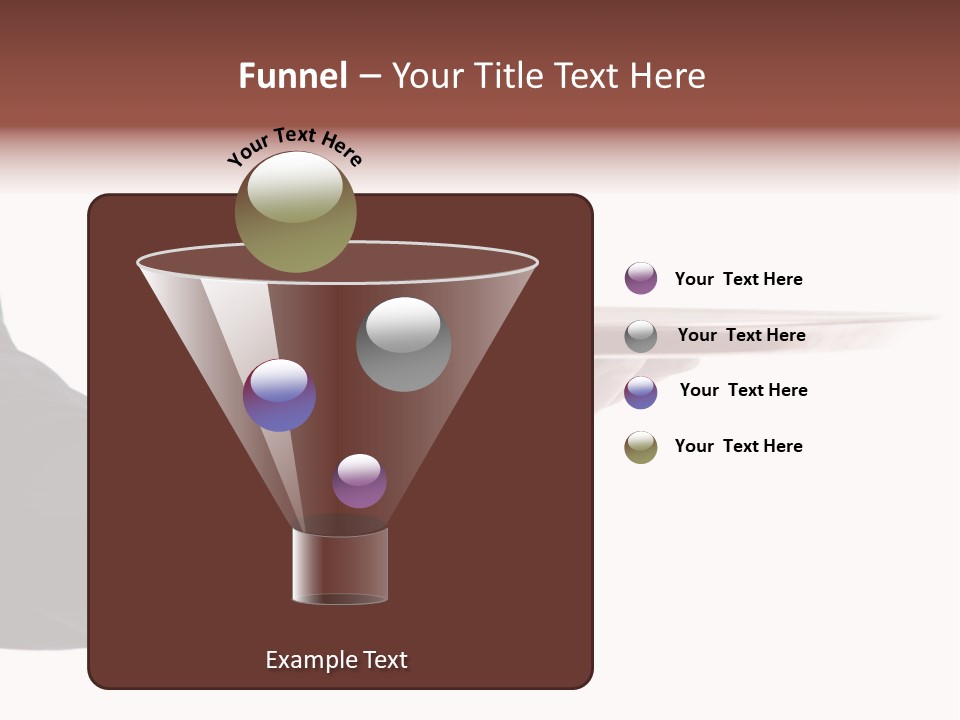 Glove Silver Waiter PowerPoint Template