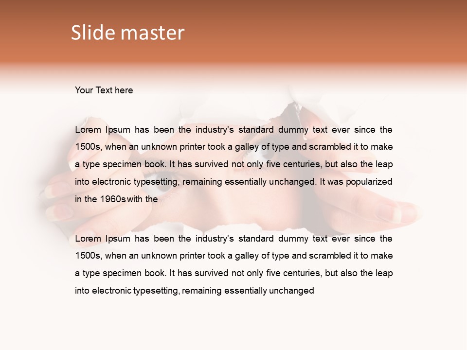 Ideas Solitude Isolated PowerPoint Template