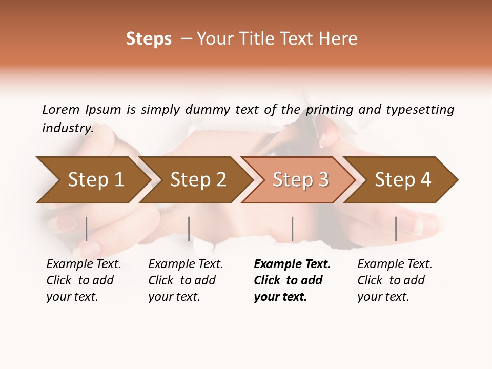 Ideas Solitude Isolated PowerPoint Template