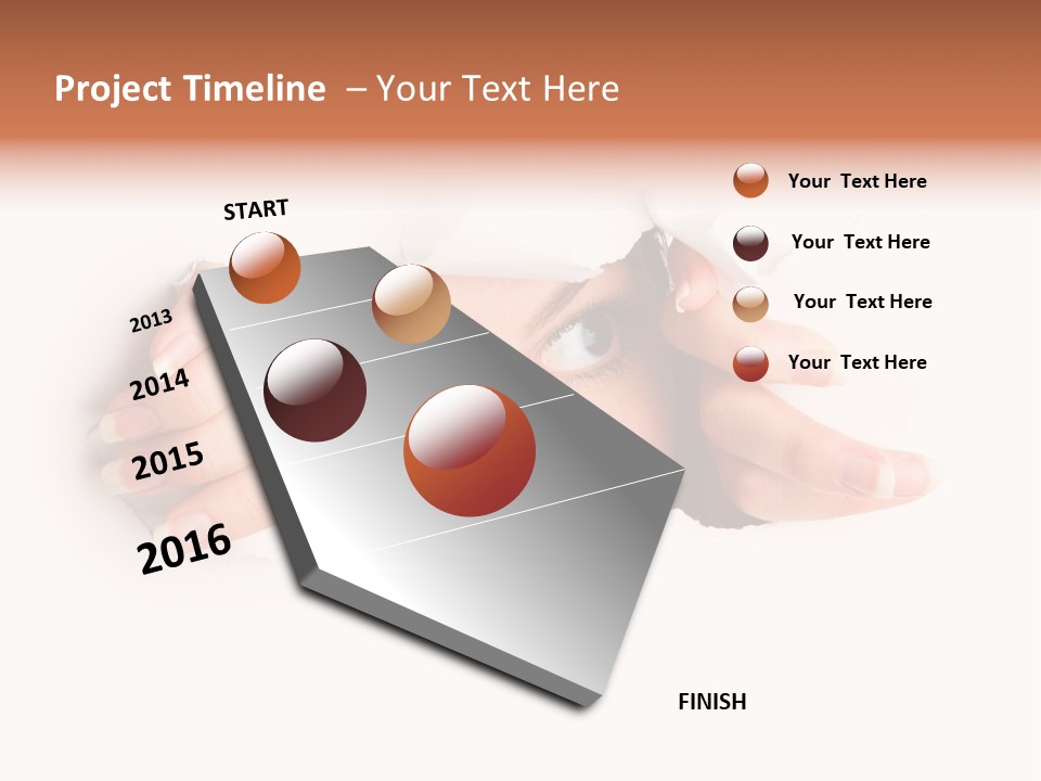 Ideas Solitude Isolated PowerPoint Template
