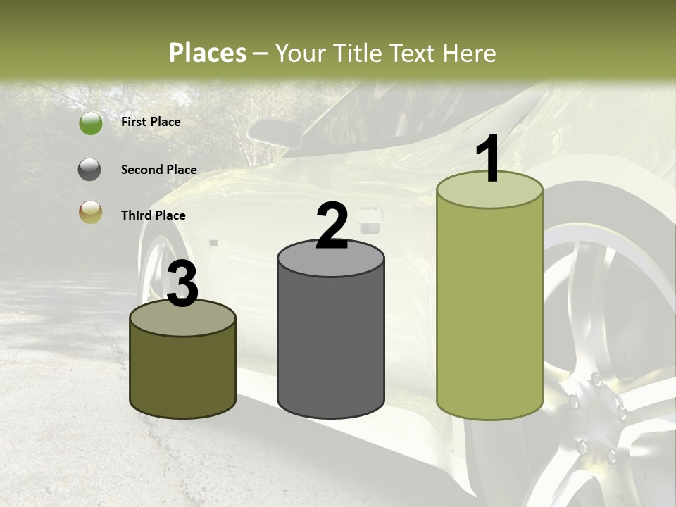 Country Black Fast PowerPoint Template