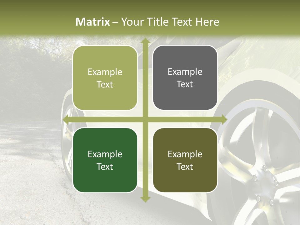 Country Black Fast PowerPoint Template