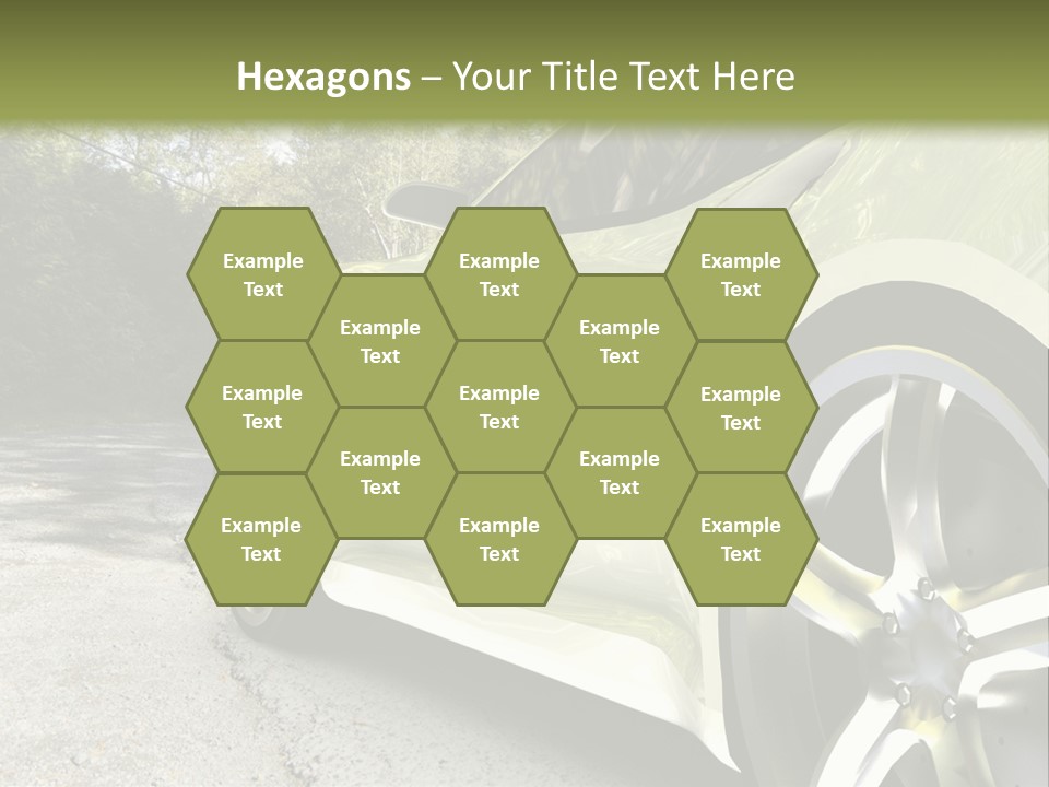 Country Black Fast PowerPoint Template