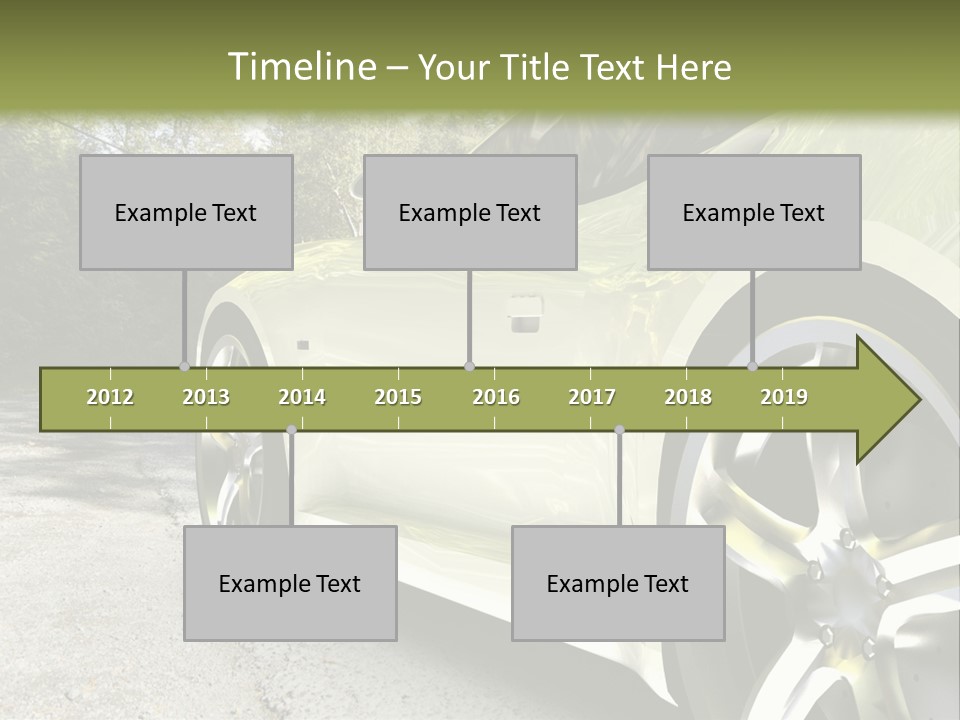 Country Black Fast PowerPoint Template