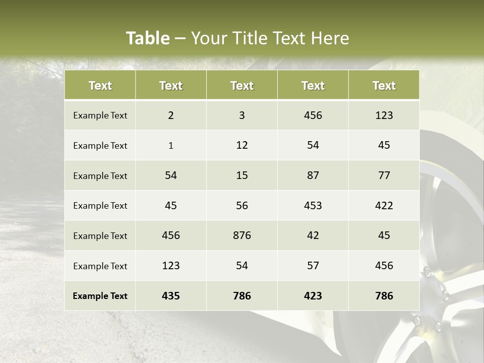 Country Black Fast PowerPoint Template