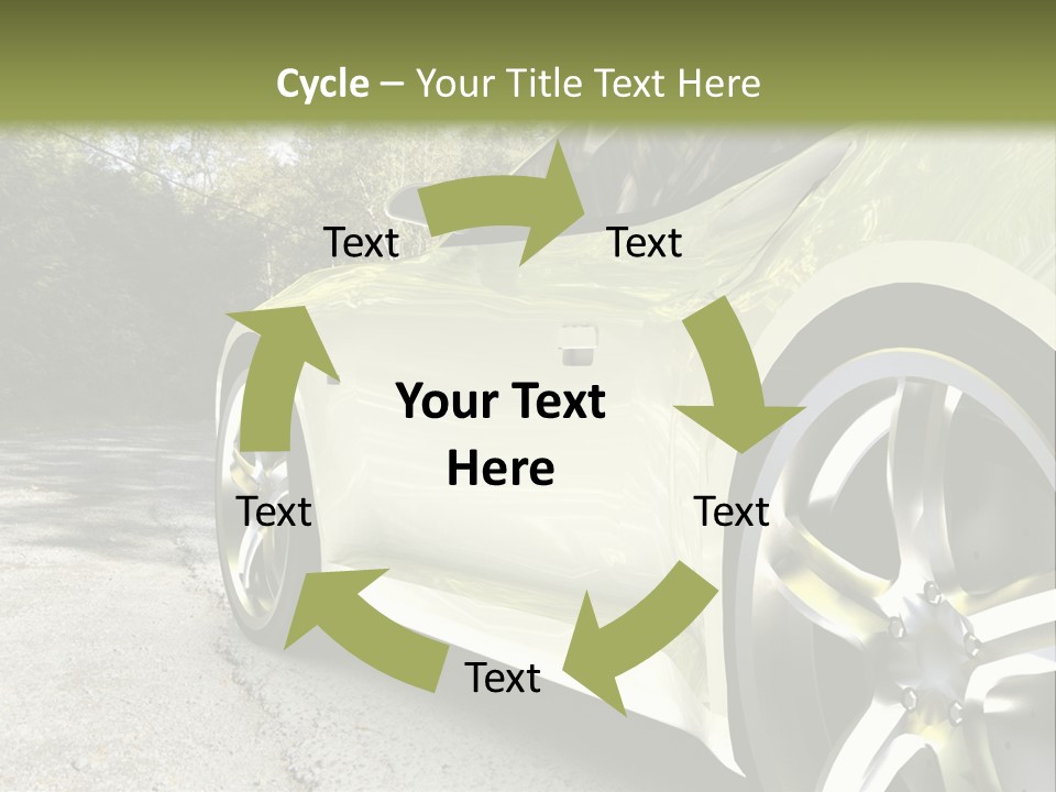 Country Black Fast PowerPoint Template