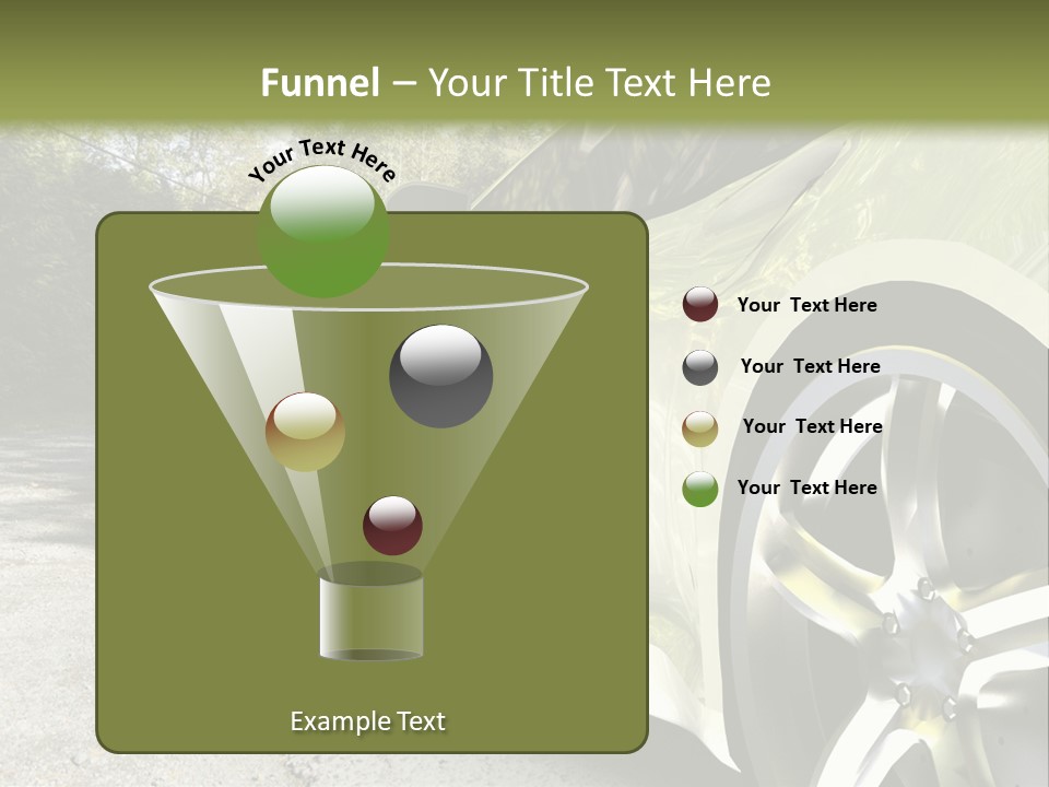 Country Black Fast PowerPoint Template