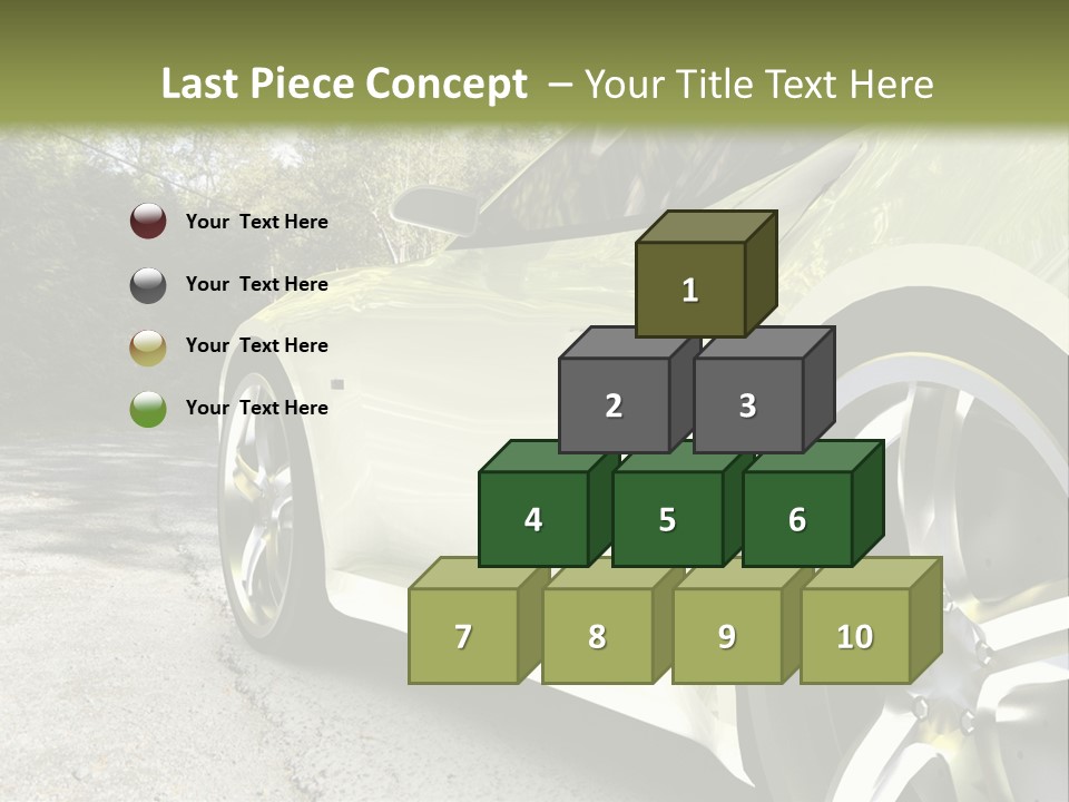 Country Black Fast PowerPoint Template