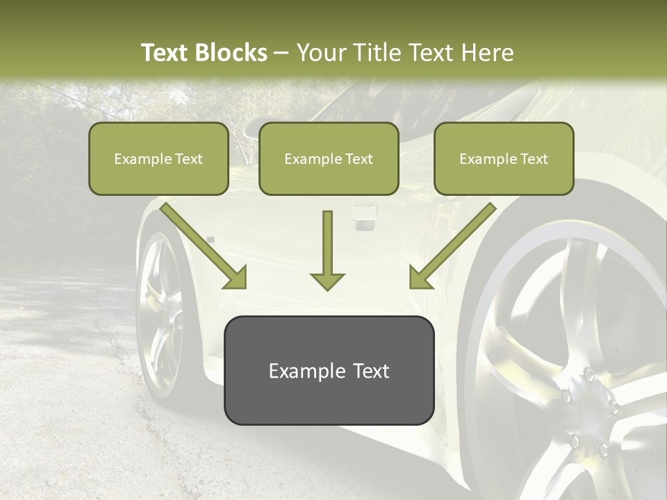 Country Black Fast PowerPoint Template