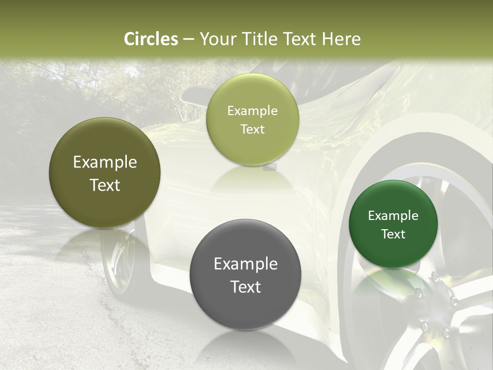 Country Black Fast PowerPoint Template