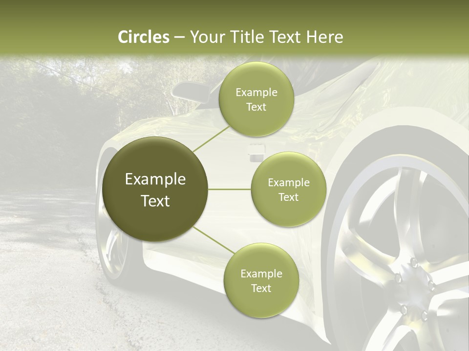 Country Black Fast PowerPoint Template