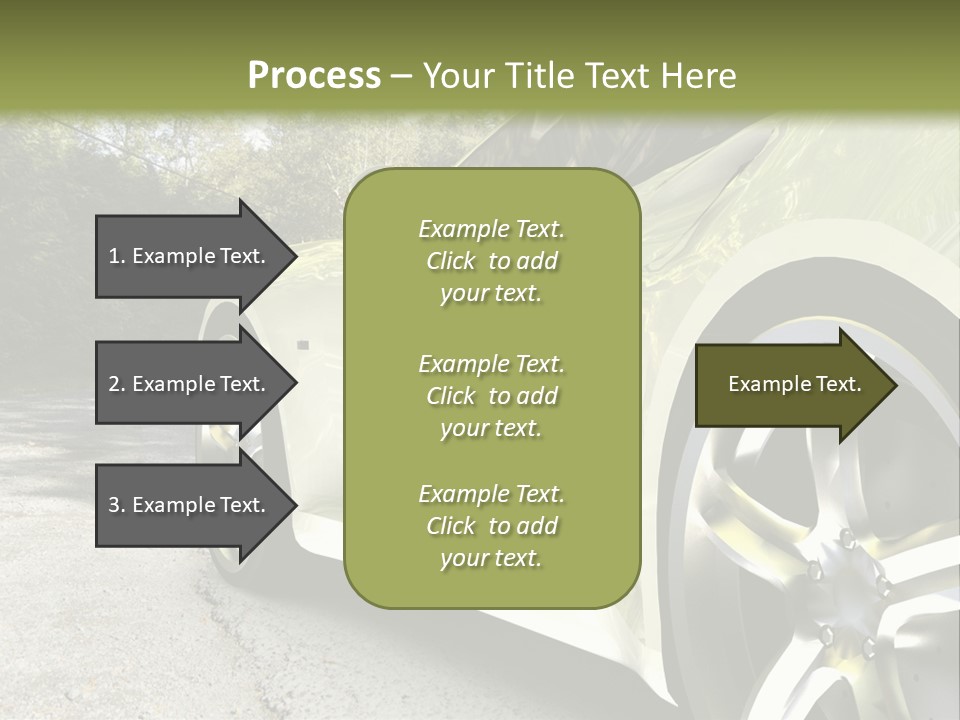 Country Black Fast PowerPoint Template