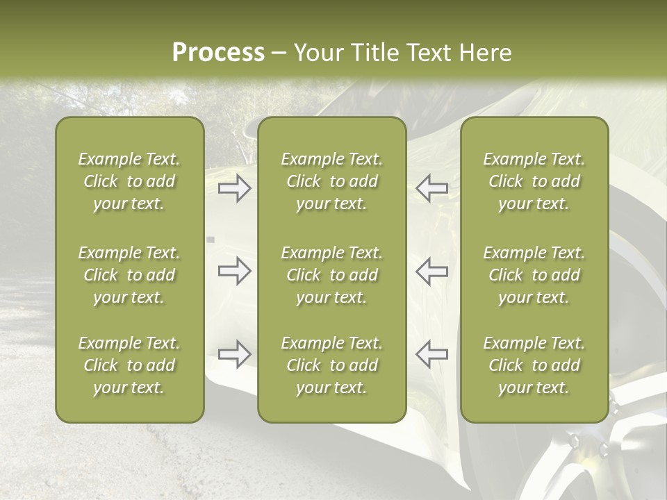 Country Black Fast PowerPoint Template