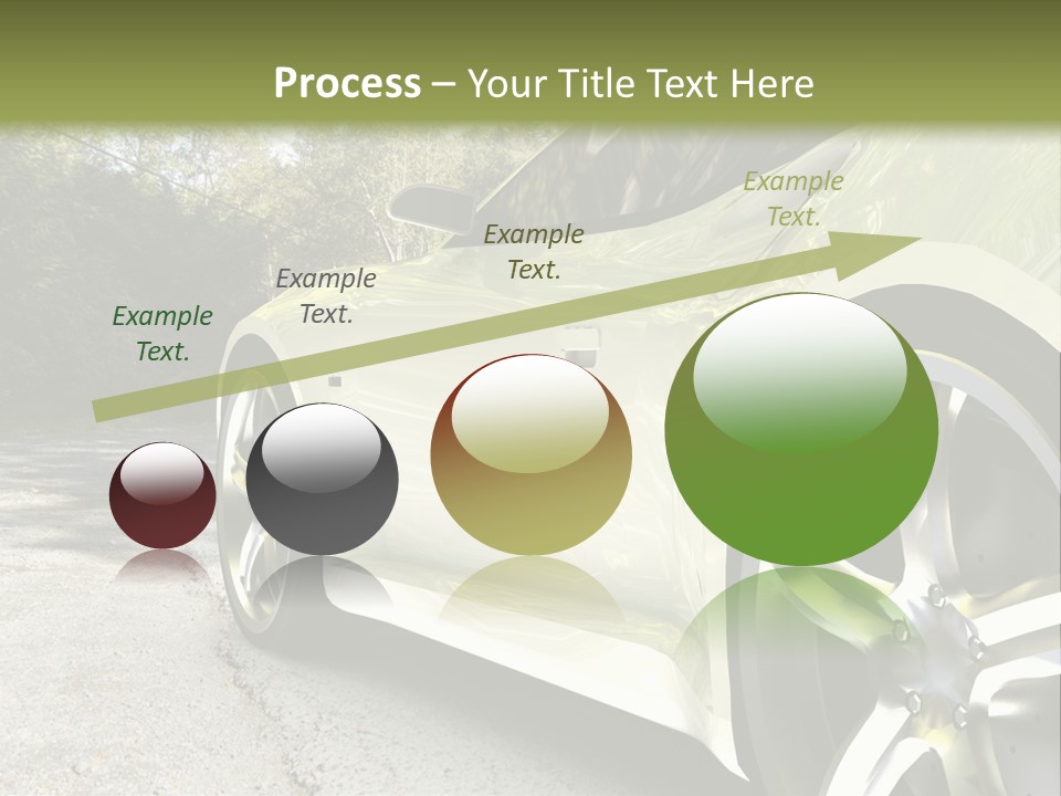 Country Black Fast PowerPoint Template