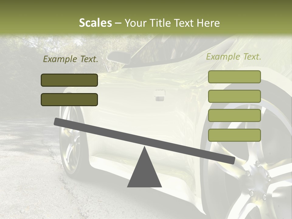 Country Black Fast PowerPoint Template