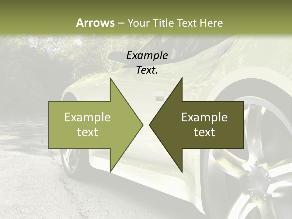 Country Black Fast PowerPoint Template