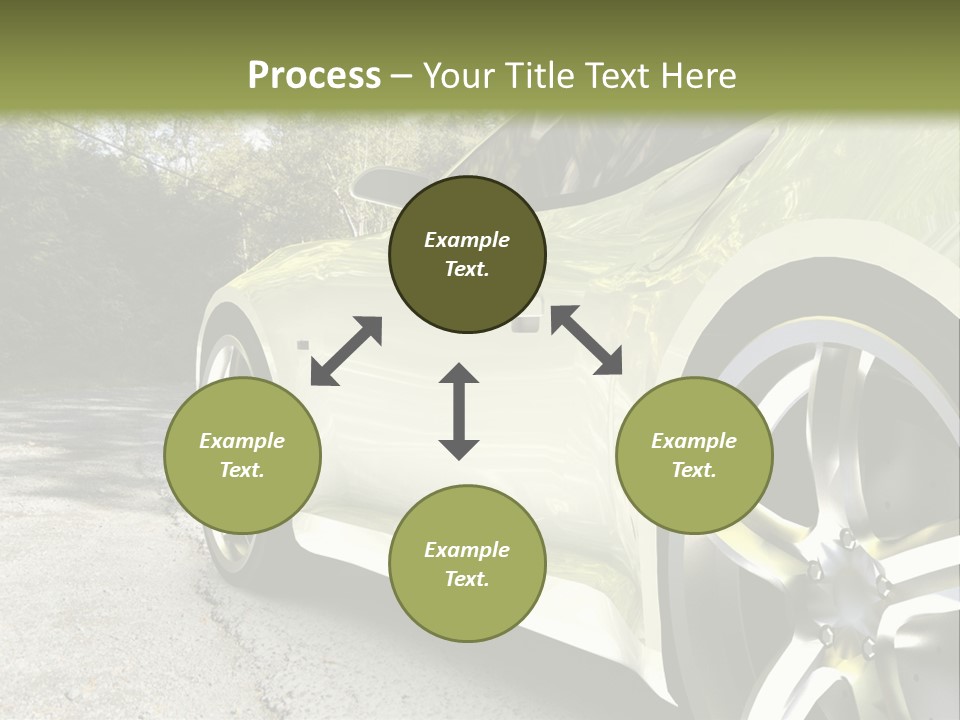 Country Black Fast PowerPoint Template