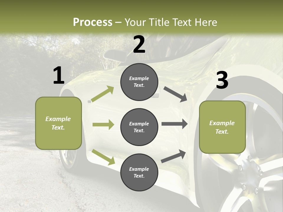 Country Black Fast PowerPoint Template