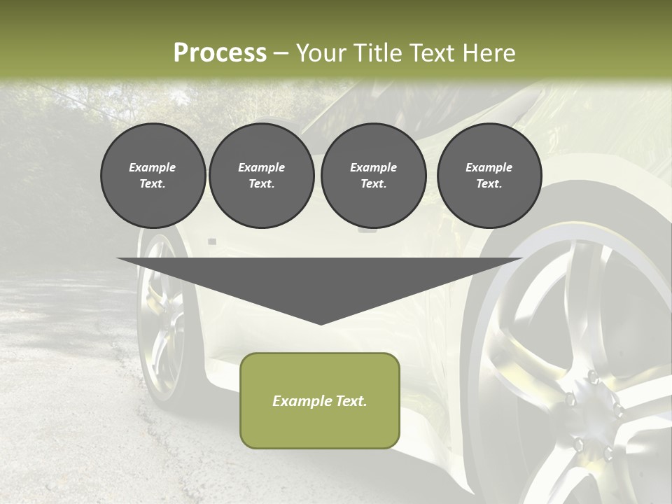 Country Black Fast PowerPoint Template