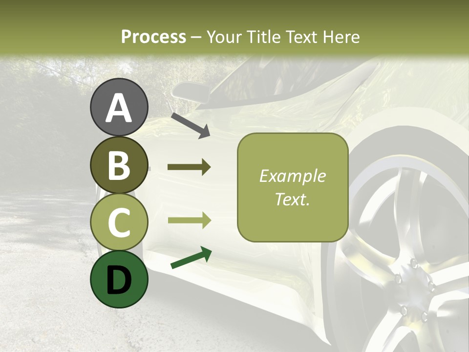 Country Black Fast PowerPoint Template