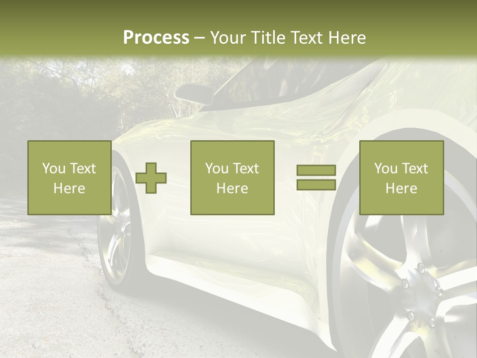 Country Black Fast PowerPoint Template