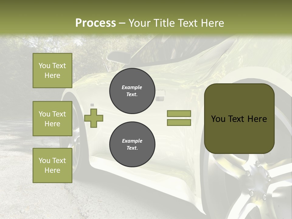 Country Black Fast PowerPoint Template