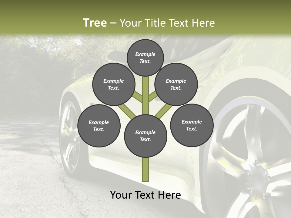 Country Black Fast PowerPoint Template