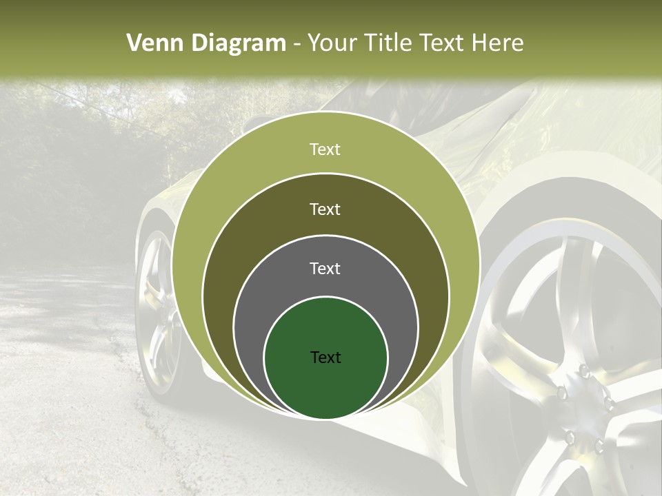 Country Black Fast PowerPoint Template