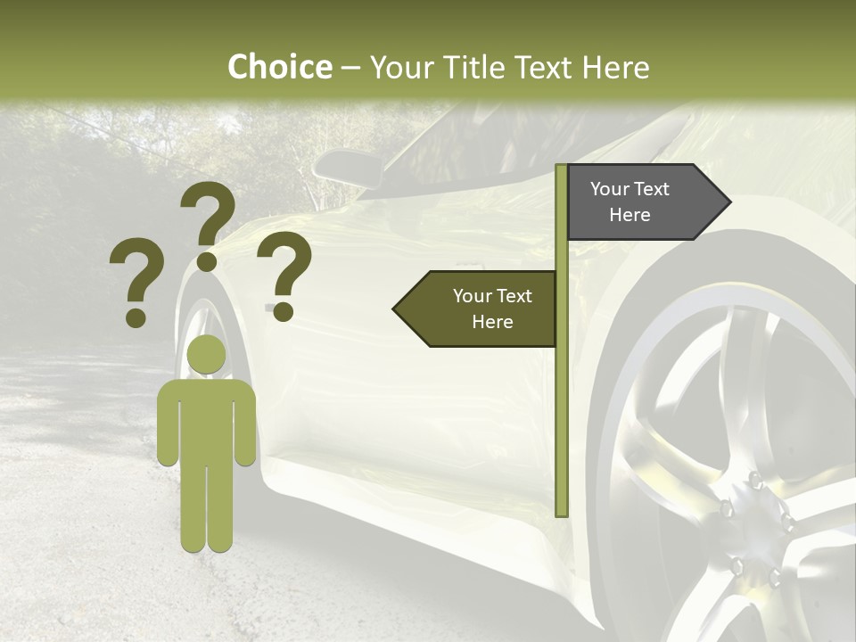 Country Black Fast PowerPoint Template