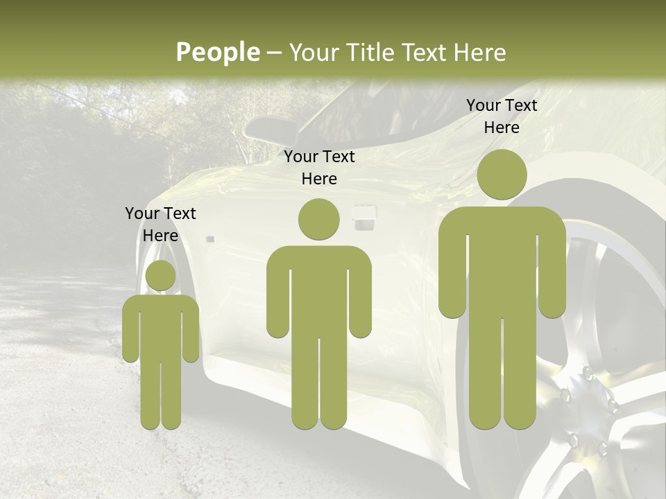 Country Black Fast PowerPoint Template