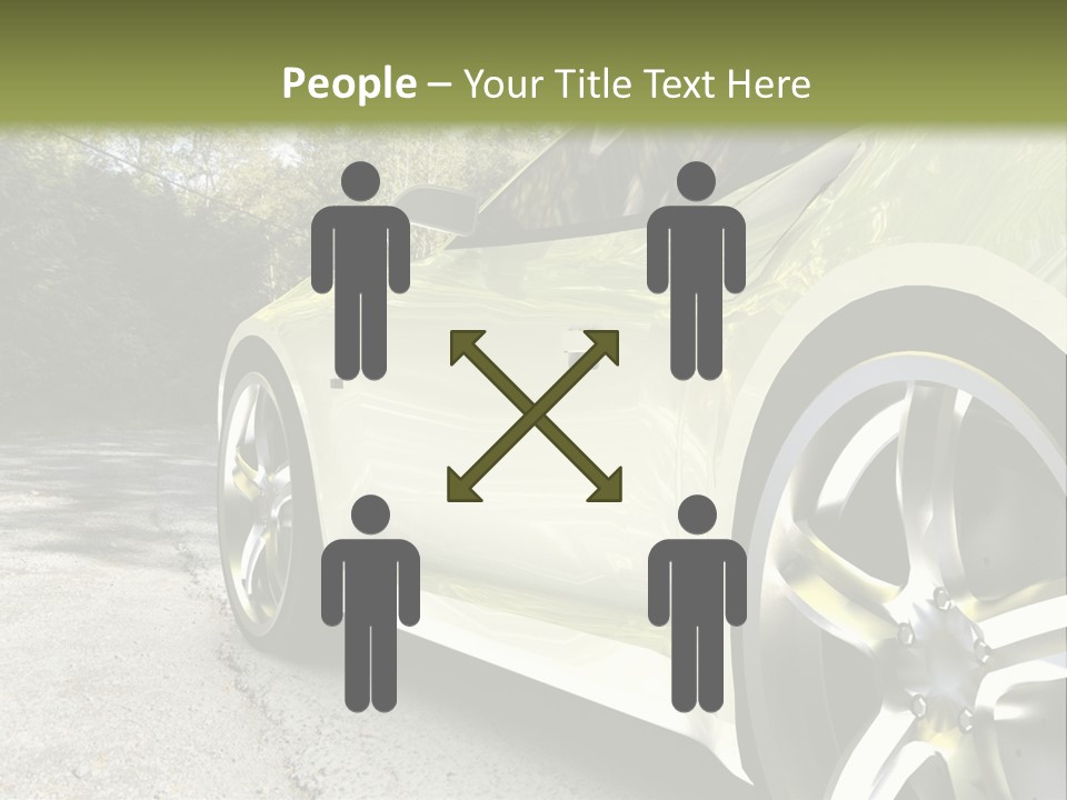 Country Black Fast PowerPoint Template