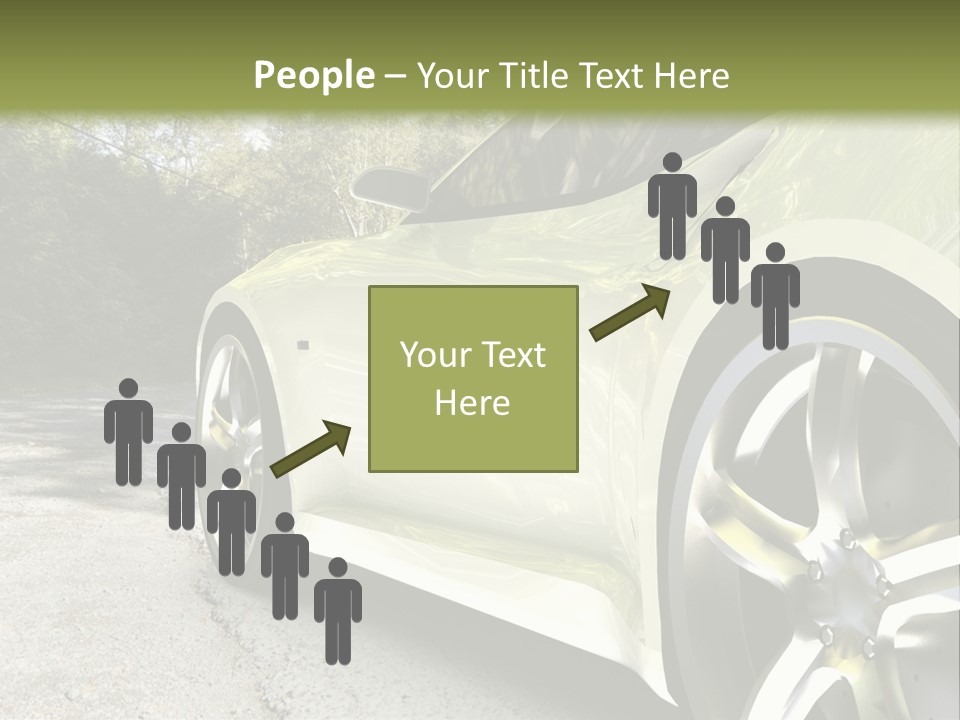 Country Black Fast PowerPoint Template