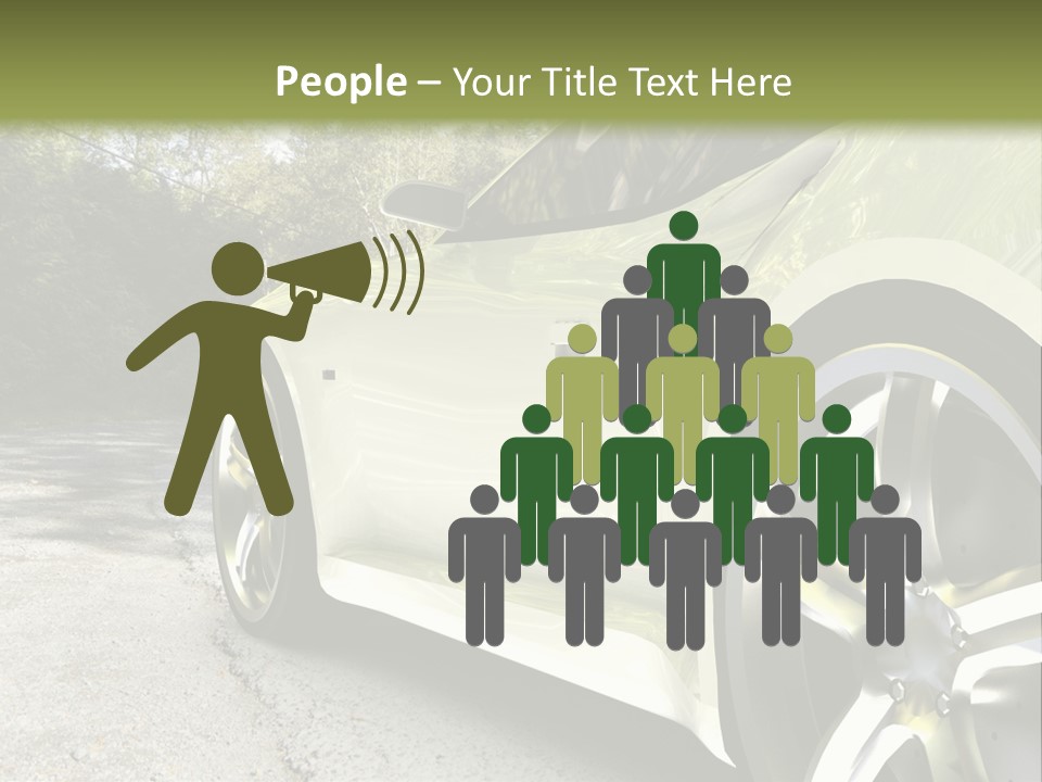 Country Black Fast PowerPoint Template