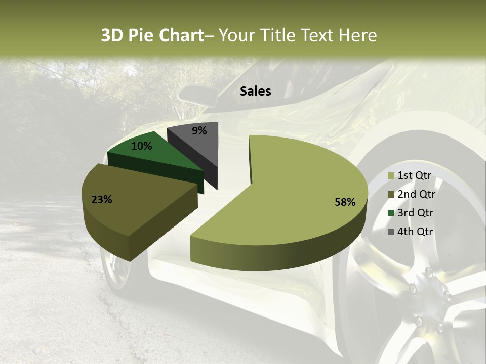Country Black Fast PowerPoint Template