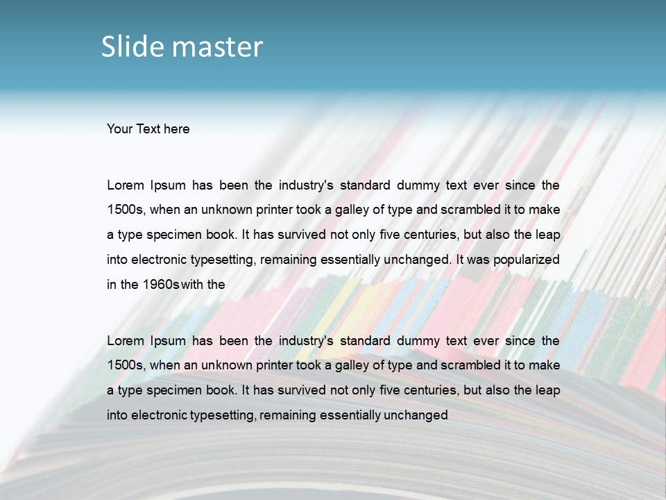 Document Media Background PowerPoint Template