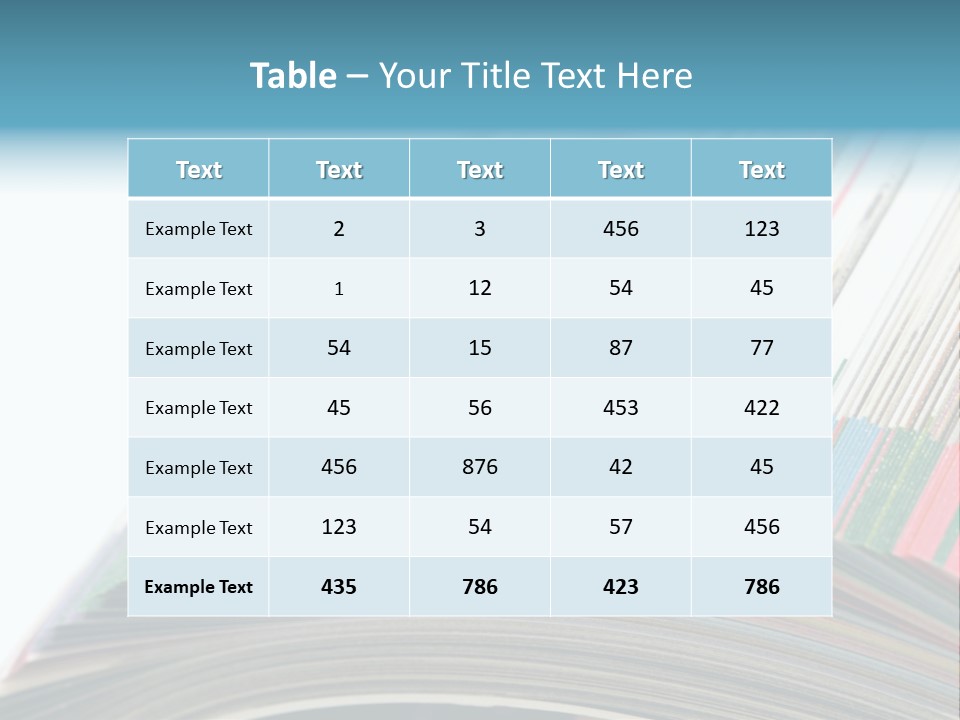 Document Media Background PowerPoint Template