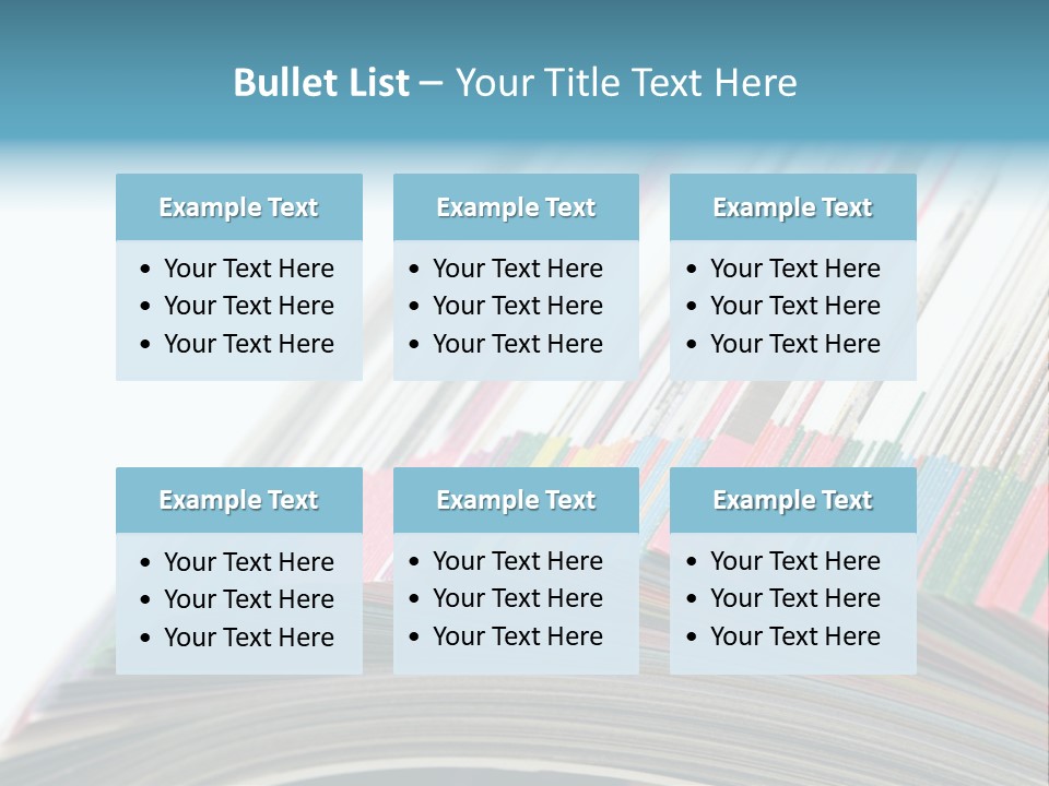 Document Media Background PowerPoint Template