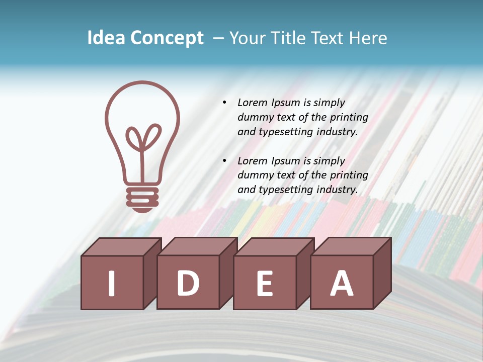 Document Media Background PowerPoint Template