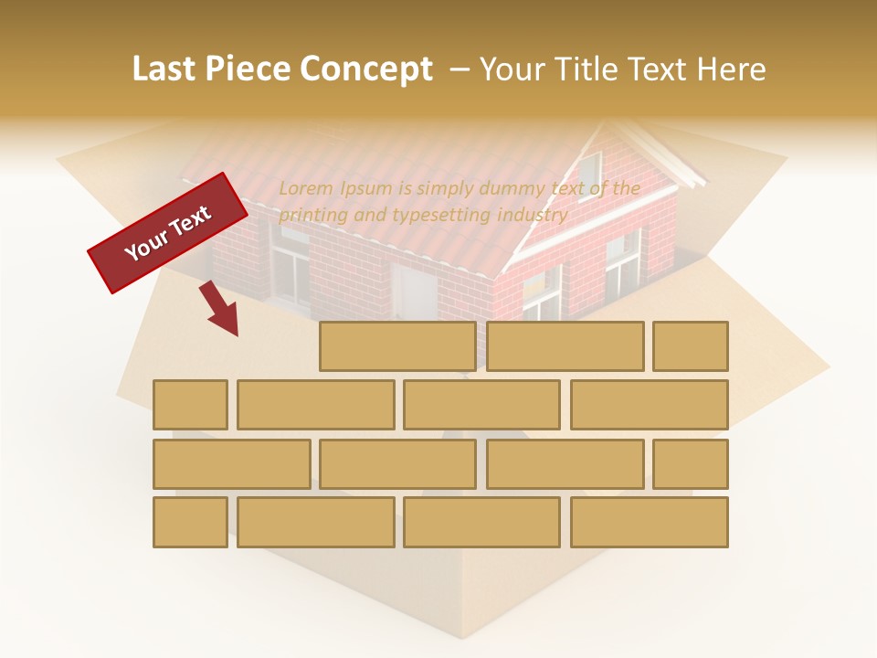 Shipping Tile Render PowerPoint Template