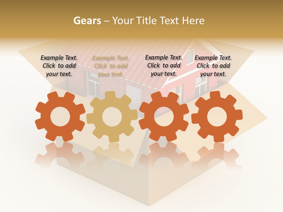 Shipping Tile Render PowerPoint Template