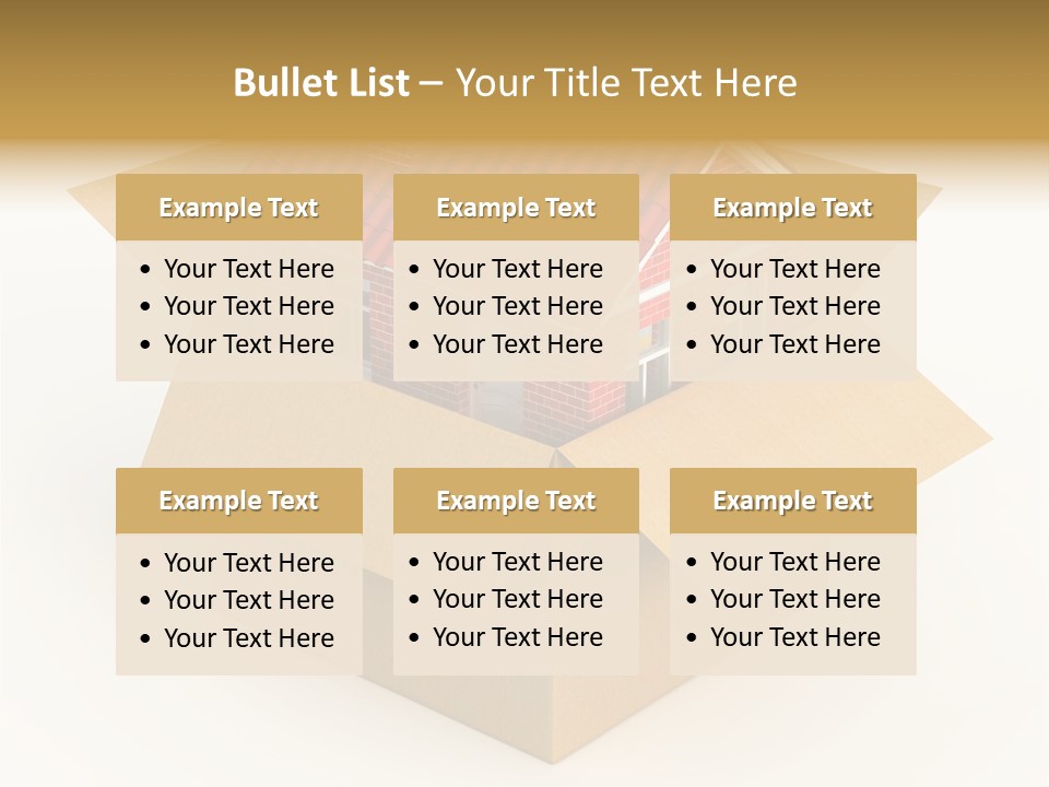 Shipping Tile Render PowerPoint Template