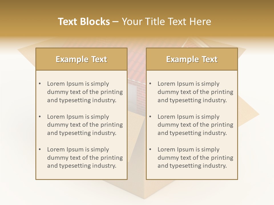Shipping Tile Render PowerPoint Template